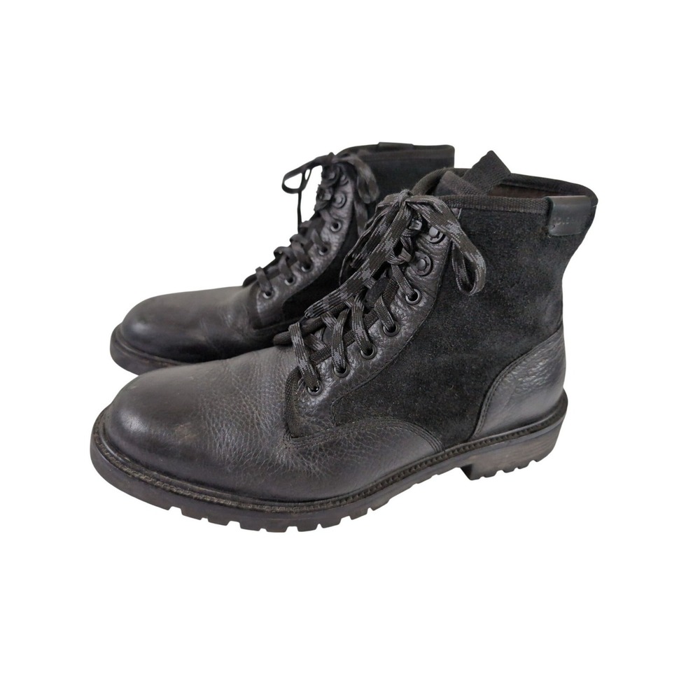 Cole Haan Grand OS Ankle Boot Mens 9 Black Leather Grunge Urban Alternative Edgy